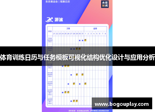 体育训练日历与任务模板可视化结构优化设计与应用分析